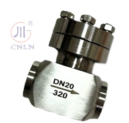 SS304/316 Криогенный контрольный клапан высокого давления DN20 для СПГ/LOX/LN2/LAR/LCO2
