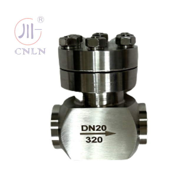 SS304/316 Криогенный контрольный клапан высокого давления DN20 для СПГ/LOX/LN2/LAR/LCO2