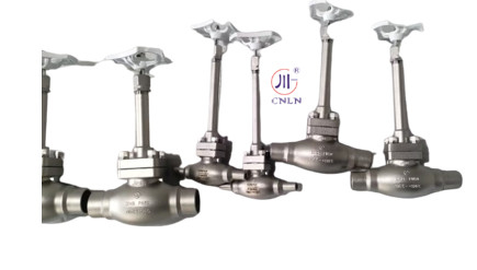 DN15 25 40 PN50 Криогенное сварка задницы шарового клапана -196 ~ + 80 °C для СПГ LOX LIN LAR LCO2