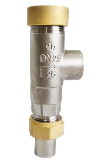 SS304/316 DN15 PN40 Криогенный низкоподъемный предохранительный клапан для резервуара / конвейера / контейнера