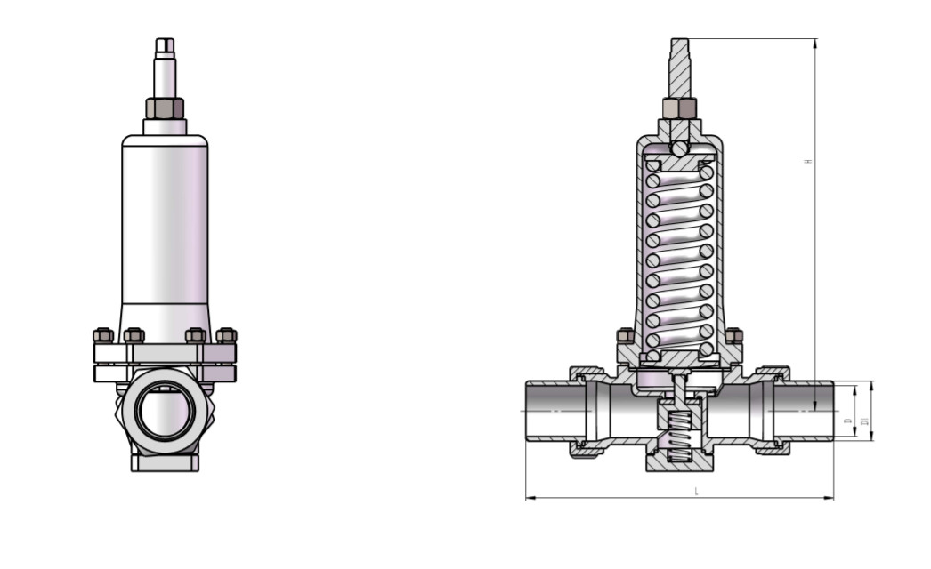 CF8/CF3 Криогенный экономизатор типа подключения нитей для СПГ/LOX/LN2/LAR