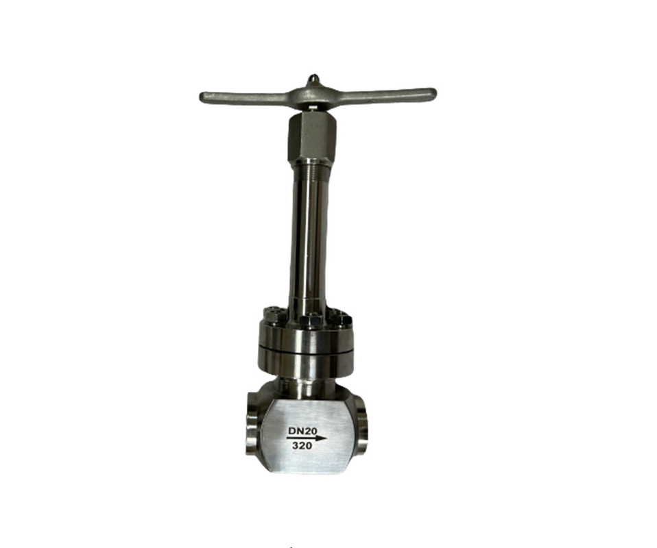 LNG LOX LIN LAR LCO2 Танк Криогенный клапан глобуса высокого давления -196- 80 °C CF8/CF3 3/8''-4