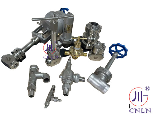LNG LOX LIN LAR LCO2 Танк Криогенный клапан глобуса высокого давления -196- 80 °C CF8/CF3 3/8''-4