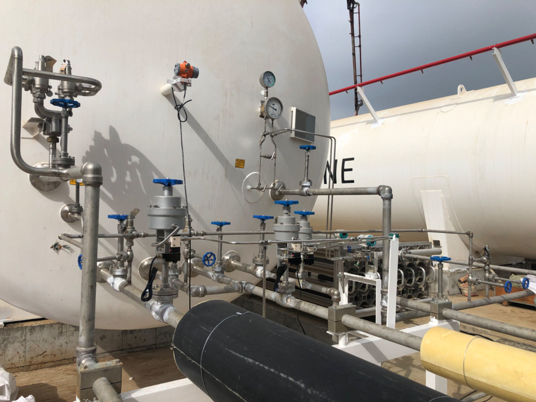 Криогенный контрольный клапан фланца для резервуара с жидкими газами LCO2