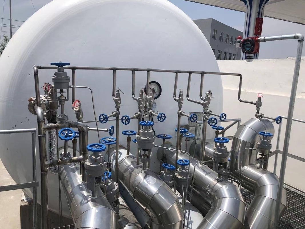 Криогенный шаровой клапан SS304 3/8-4 дюйма -196°C до +80°C для криогенного резервуара