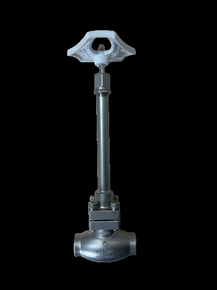 Криогенный шаровой клапан DN25 из нержавеющей стали 304/316 с уплотнением из PTFE и корпусом клапана CF8/CF3 для применения при температурах от -196°C до +80°C