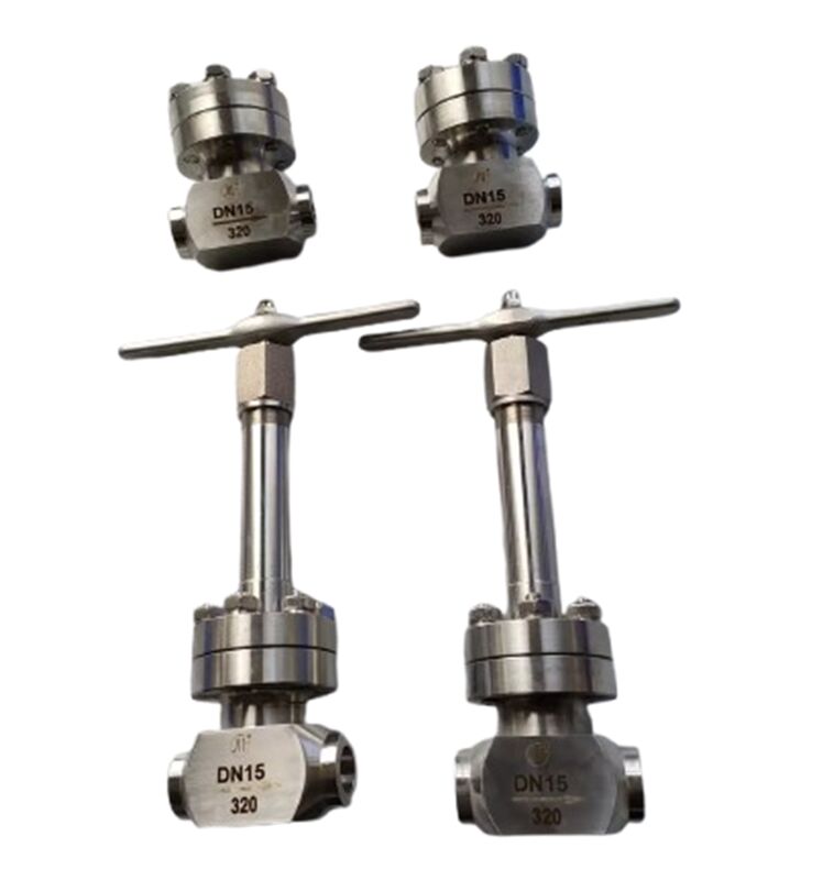 Криогенный обратный клапан с максимальным давлением 320 МПа из нержавеющей стали 304/316 для температурного диапазона от -196 до +80°C