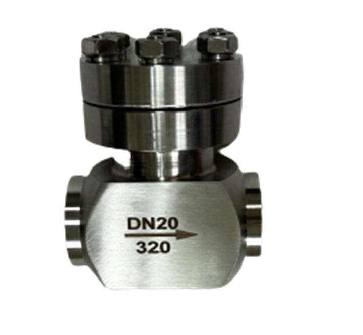 Криогенный обратный клапан с максимальным давлением 320 МПа из нержавеющей стали 304/316 для температурного диапазона от -196 до +80°C