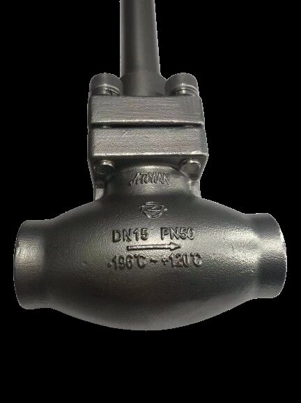 Криогенный шаровой клапан из нержавеющей стали 304/316 с максимальным давлением 5,0 МПа и диапазоном температур от -196°C до +80°C