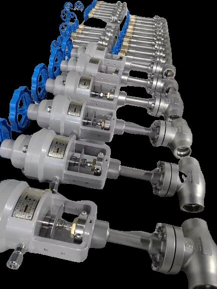 Нержавеющая сталь 304/316 Криогенный шаровой клапан с температурным диапазоном от -196 до +80°C и максимальным давлением 5,0Mpa