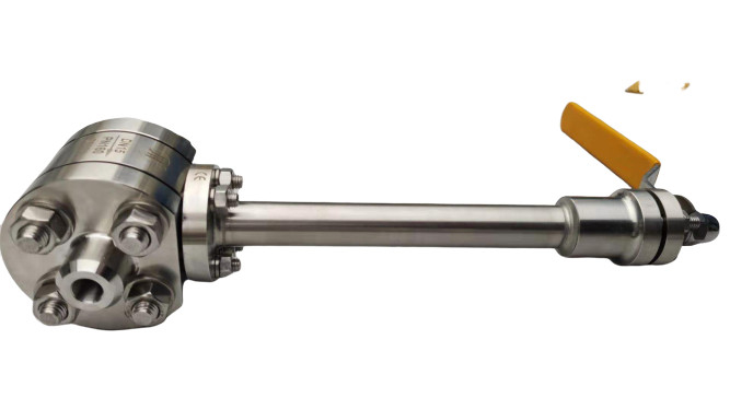Шариковый клапан СС304 АНСИ/АСТМ криогенный для сварки встык трубки расширения
